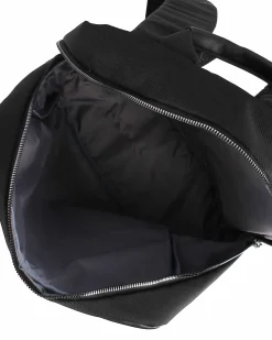 SOLO SOPRANI - Zaino ufficio nero con scomparto interno porta computer e tasca frontale