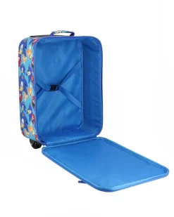 SONIC - TROLLEY BLU SEMIRIGIDO CON TASCA FRONTALE