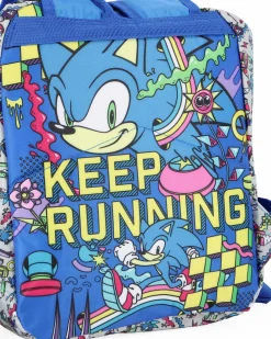 SONIC - Zaino asilo medio blu e bianco