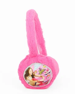 SOY LUNA - Paraorecchie bimba rosa in peluche