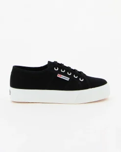 SUPERGA - Sneakers da donna nera con suola alta - 2730 COTU