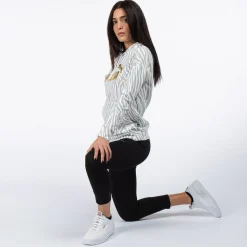 SWEAT C/CAPP.ESS+TIGER AOP HD TR WHITE