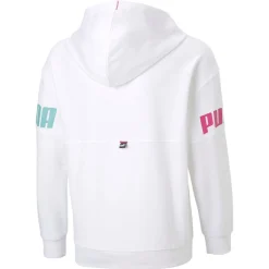 SWEAT C/CAPP.POWER COLORBLOCK HD TR WHT