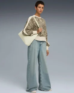 SWEAT T7 LEO LUXE AOP OVER-OVERSIZED ALP