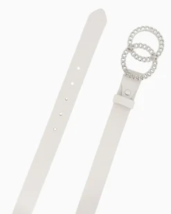 TATOO - Cinta beige in VERA PELLE, MADE IN ITALY