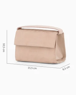 TATOO - MINIBAG NUDE IN CAMOSCIO UN MANICO - 2034