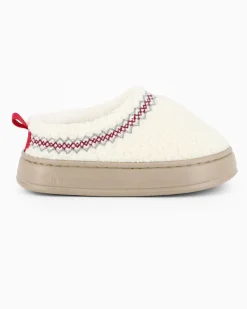 TIGLIO RAMBLAS - Pantofola crema in peluche