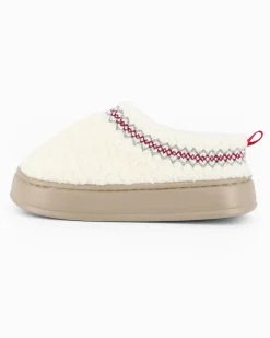 TIGLIO RAMBLAS - Pantofola crema in peluche
