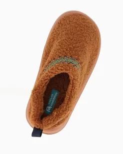 TIGLIO RAMBLAS - Pantofola nocciola in peluche