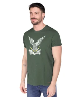TSHIRT MANICA CORTA STAMPA AQUILA