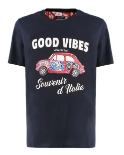 T-SHIRT MM GOOD VIBES BLUE
