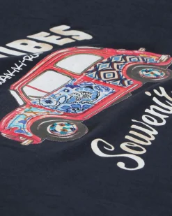 T-SHIRT MM GOOD VIBES BLUE