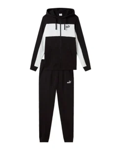 TUTA ESS BLOCK FZ SUIT TR BLACK-WHITE