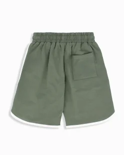 UMBRO - Bermuda ragazzi 8-16 anni verde militare in cotone