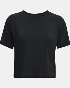UNDER ARMOUR -T-SHIRT MEZZA MANICA MOTION SS  NERA  DA DONNA, 1379178_0001