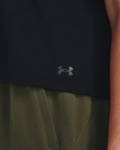 UNDER ARMOUR -T-SHIRT MEZZA MANICA MOTION SS  NERA  DA DONNA, 1379178_0001