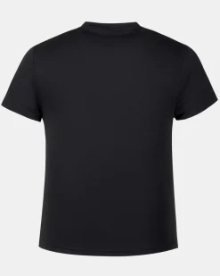 UNDER ARMOUR -T- SHIRT MEZZA MANICA MOTION FITTED SS NERA DA DONNA,   6013774_0623