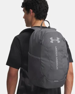 UNDER ARMOUR -ZAINO HUSTLE LITE BACKPACK GRIGIO,  6000399_0025