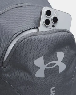 UNDER ARMOUR -ZAINO HUSTLE LITE BACKPACK GRIGIO,  6000399_0025