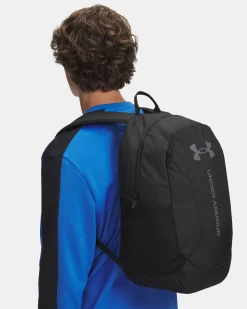 UNDER ARMOUR -ZAINO HUSTLE LITE BACKPACK NERO,  6000399_0001
