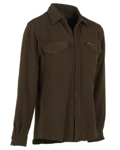 UNIVERS - Camicia in pile verde