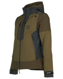 UNIVERS - GIACCA DA CACCIA STELVIO VERDE IN SOFTSHELL U-TEX
