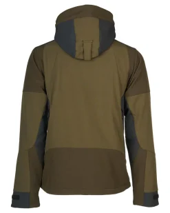 UNIVERS - GIACCA DA CACCIA STELVIO VERDE IN SOFTSHELL U-TEX