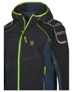UNIVERS - GIACCA DA OUTDOOR COURMAYEUR NERA E BLU IDROREPELLENTE