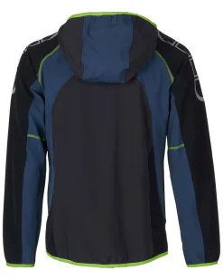 UNIVERS - GIACCA DA OUTDOOR COURMAYEUR NERA E BLU IDROREPELLENTE