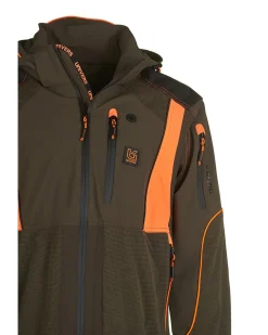 UNIVERS - GIUBBINO DA CACCIA X-PRO MASTER VERDE E ARANCIONE U-TEX IMPERMEABILE