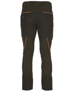 UNIVERS - Pantalone ALPI 4-WAY STRETCH verde/arancione da uomo - 92569392