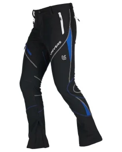 UNIVERS - Pantalone ANDALO SOFTSHELL U-TEX nero/blu da uomo - 92518602