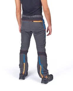 UNIVERS - PANTALONE DA CACCIA GRIGIO SOFTSHELL U-TEX IMPERMEABILE