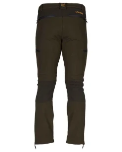 UNIVERS - Pantalone GRAN SASSO in SOFTSHELL verde e nero da uomo - 92648311
