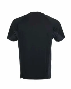 UNIVERS - T-SHIRT EXPLORER UOMO NERA CON INSERTI GRIGI