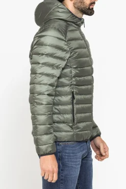 UOMO GIUBBINO FULL ZIP CON CAPPUCCIO