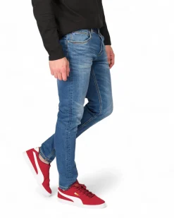 UOMO JEANS 5 TASCHE FELPA