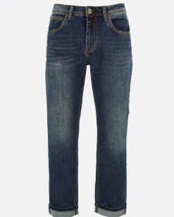 UOMO JEANS 5 TASCHE LAVATO SCURO