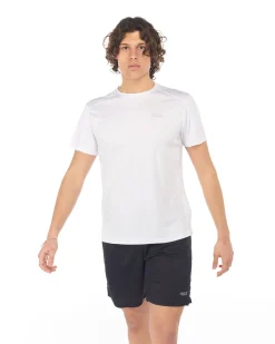WAIKIKI RUN - T shirt da running bianca in meh traspirante
