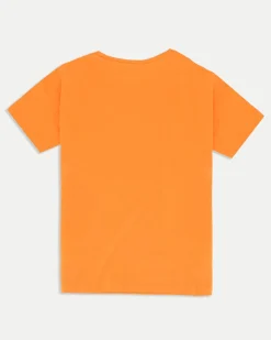 WAIKIKI RUN -T-SHIRT JUNIOR ( 6-13 ANNI) ARANCIONE CON DETTAGLIO GRAFICO, PARANZA