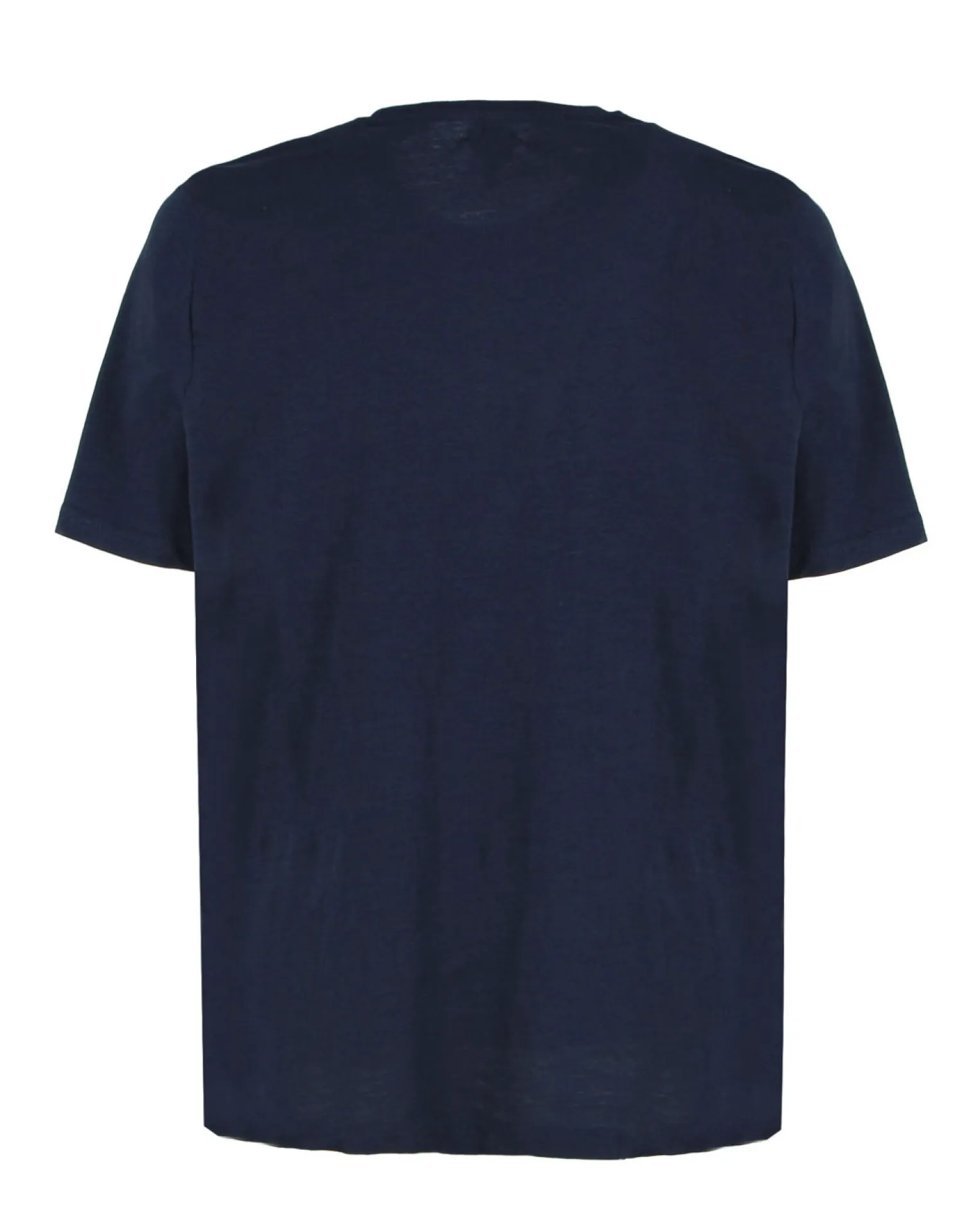 WAIKIKI RUN - T-SHIRT MEZZA MANICA CON TASCHINO BLU CON DETTAGLI FLOREALI, URANIO