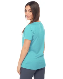 WAIKIKI RUN - T-SHIRT MEZZA MANICA SPORTIVA AZZURRA DA DONNA - LORELLA