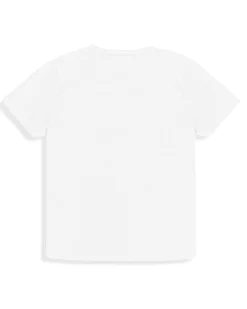 WAIKIKI RUN - T SHIRT MEZZA MANICA JUNIOR ( 4-13 ANNI) BIANCA, CAROTA