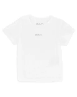 WAIKIKI RUN - T SHIRT MEZZA MANICA JUNIOR ( 4-13 ANNI) BIANCA, CAROTA