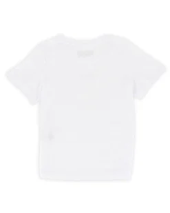 WAIKIKI RUN - T SHIRT MEZZA MANICA JUNIOR ( 4-13 ANNI) BIANCA, CAROTA