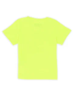 WAIKIKI RUN - T SHIRT MEZZA MANICA JUNIOR ( 4-13 ANNI) GIALLO FLUO , CAROTA