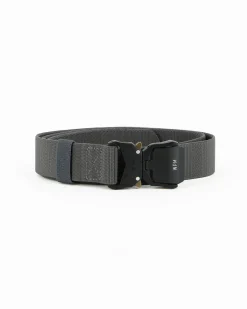 WAMPUM - Cintura tattica elasticizzata grigia da uomo con scatola