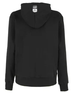 XTREME BOXING - Felpa con cappuccio e zip completa nera da donna in cotone