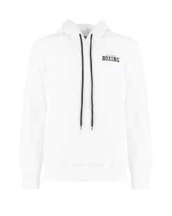 XTREME BOXING - FELPA CON CAPPUCCIO BIANCA DA UOMO