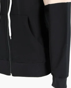 XTREME BOXING - FELPA VERDE/BEIGE/NERO DA DONNA FULL ZIP CON CAPPUCCIO